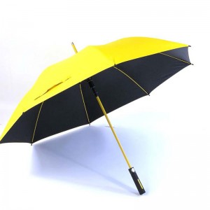 Tùy chỉnh khung sợi thủy tinh đầy màu sắc dài Xử lý ô dù thẳng Windproof