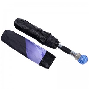 Thị trường bán buôn gấp ô du lịch mặt trời UV giá rẻ nhất tùy chỉnh 3 lần ô