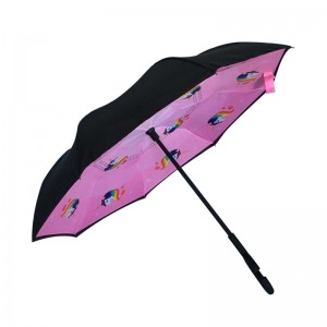 Ô trẻ em 19inch với hoa văn in ngược ô thẳng