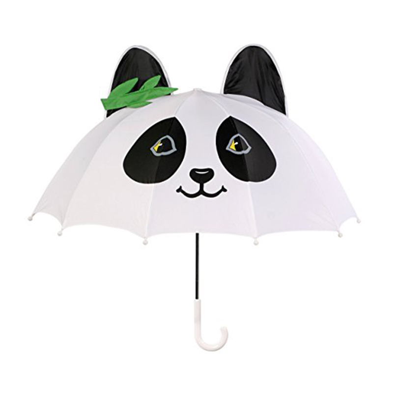 17 inch vải pongee an toàn tự động mở trẻ nhỏ gấu trúc thuận lợi quà tặng ô dễ dàng mang theo